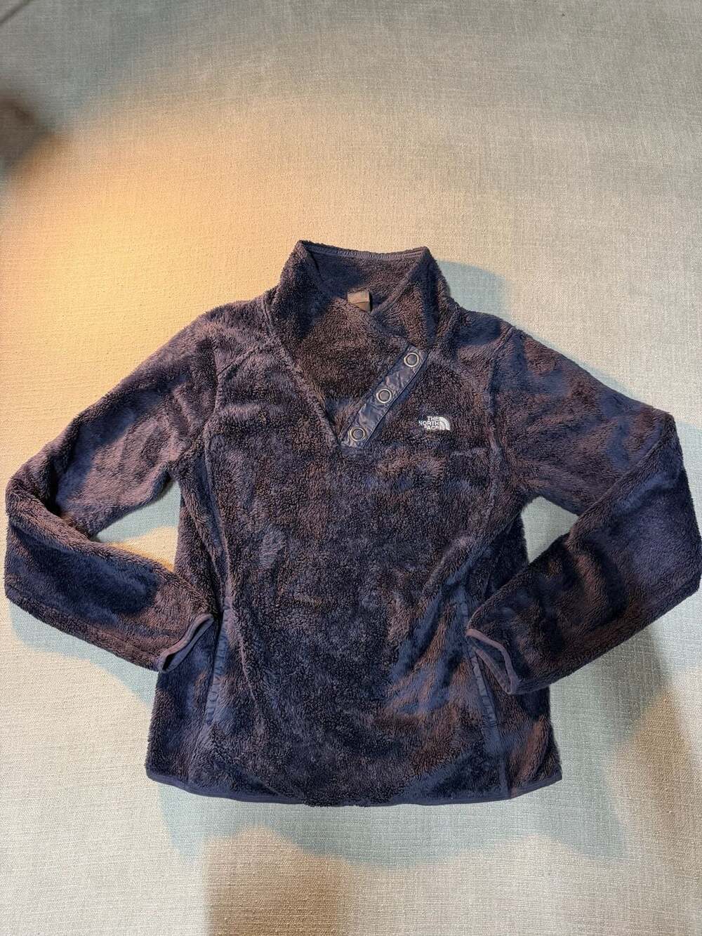 The North Face Osito Asymmetrical Snap Fleece Pullover Women's Medium